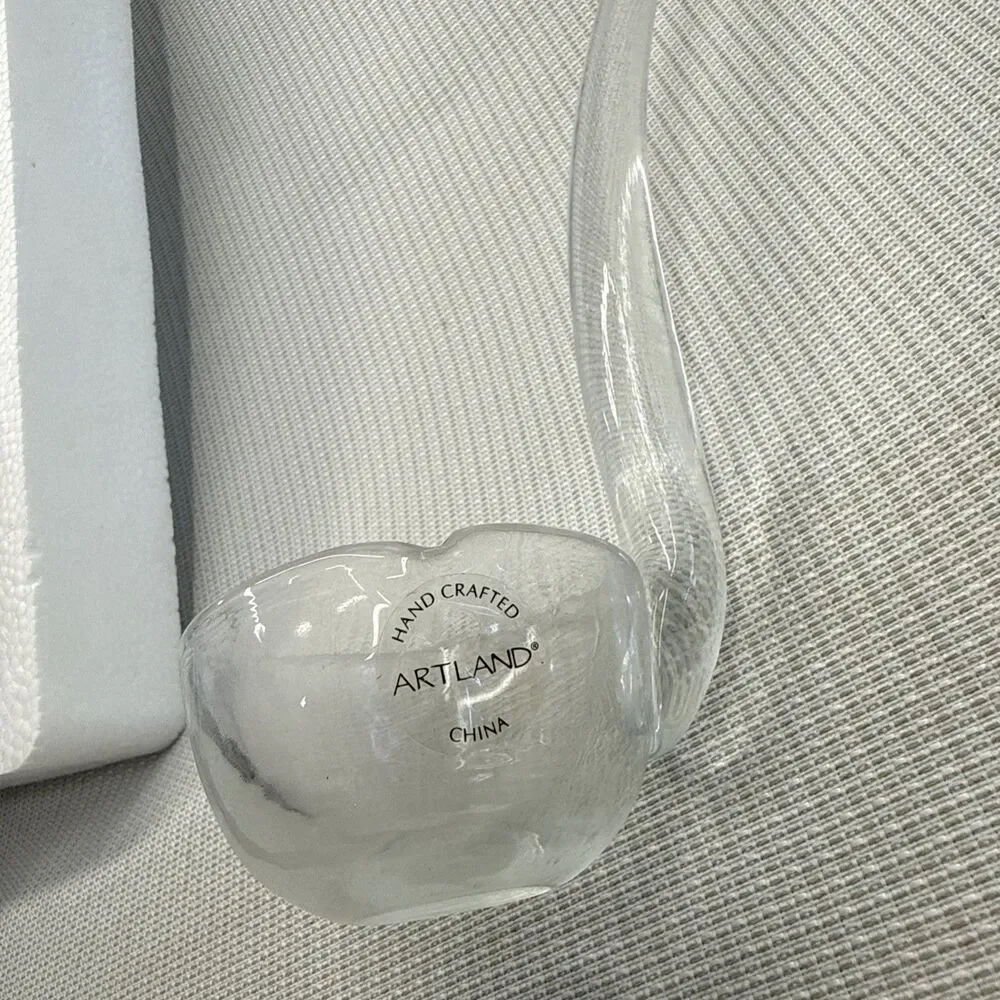 Artland Simplicity Glass Punch Bowl 8 Piece Set - Bowl, Ladle, 6 Cups Orig. Box